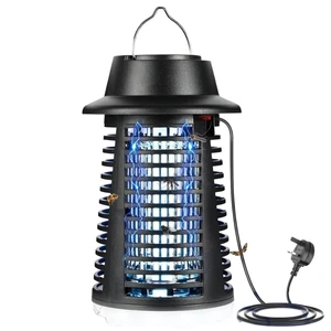 UV Bug Zapper Anti-Mosquito Lamp Electric Insect Killer with LED Light Source and Plastic Body Flies Pest Control Camping Trap