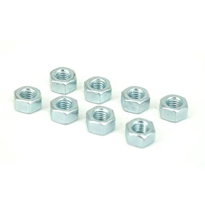 Best Selling Quality Galvanized Hex Nut Custom Size Flat Zinc Plated Hexagonal Head Hex Nuts