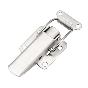 Customizable 304 Stainless Steel Duckbill Buckle Box Zinc Plated Welding Clamp Door Latch Toggle Polished Carton Pack Toolbox