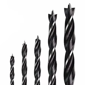 8Pcs Brad Point Drill Bits Carbon Steel Twist Wood Drill Bits Set 3-10mm for Woodworking