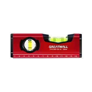 Mini Spirit Level with Magnets 150mm Aluminium Spirit Level Box Level with Custom logo