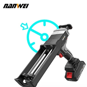 NANWEI Electric Cordless Power Caulking Gun Double Cartridge Adhesive Epoxy Dual Component Automatic for Efficient Caulking