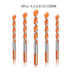 3-12mm Multi-functional Glass Drill Bit Triangle Bits For Ceramic Tile Concrete Brick Metal Stainless Steel Wood
