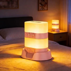 Decorative Night Light Bedroom Table Desk Home Lamp Usb Rechargeable Touch Control Dimmable for Living Room Gaming