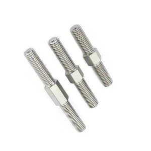 M3 M4 M5 M6 M8 M10 304 Stainless Steel Dual Head Thread bar Left and Right Hand Threaded Rod Double End Stud Bolt