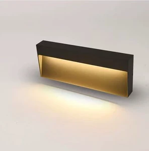 LED Outdoor IP65 Modern Waterproof Long Wall Light Garden Balcony Decoration Outdoor Lighting Courtyard Street Luminaires