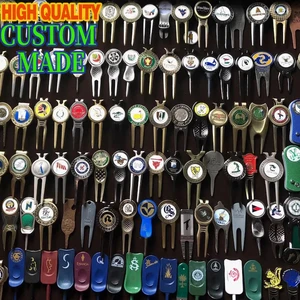 Custom Metal Golf Divot Tools & Hat Clips With Personalized Logos And Designs For Golf Clubs Tournaments Corporate Events
