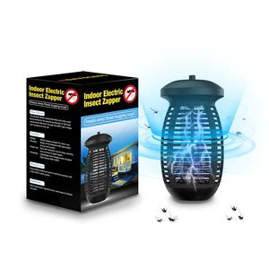 Best-Selling Portable USB Rechargeable Electric Mosquito Killer Lamp Bug Zapper Fly Killer with Hook Design Solid ABS Material