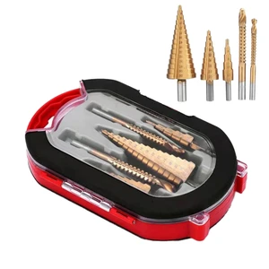6-piece Set of Cone Drill Bits, Countersink Drill Bits, and Sawtooth Drill Bits for Woodworking, Suitable for Hole-making Tools.