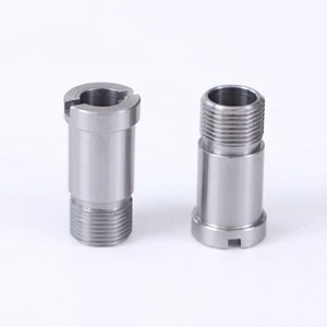 Custom OEM High Precision Threaded Bushing Sleeve, Wear Resistant Inner Outer Thread CNC Machined Mechanical Accessories