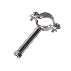304 Stainless Steel Pipe Clamp, Natural Gas Pipeline Fixed Pipe Clamp, Nut Clamp, Hanging Clamp with Rod Pipe Clamp, Clamp