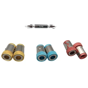 OEM Customizable 7mm Inner Diameter Aluminum Alloy Magnetic Ring Strong Magnet Screwdriver Bit 24mm Length 65mm Drill DIY Steel
