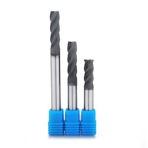 Dohre Mex Carbide Cnc 4 Flutes Hrc50 End Mill Tungsten Steel Square Endmills Hard Alloy Graphite Milling Cutters