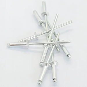 High Quality Aluminum Stainless Steel Round Head Blind Rivets Open Type Pop Rivets ISO Standard Grade 4.8/8.8/10.9 2.0mm