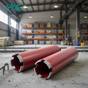 SANG 102MM 152MM 172MM Laser Welded Arix Segmented Turbo Diamond Core Drill Bit For Korea Concrete/Masonry Drilling