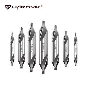 Hot Sale Set HSS -e Combined Drill Countersink DIN333 Drilling Tools High Speed Steel Central Drill for Stainless Steel