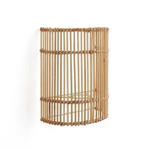 Rattan Wall Lamp Suitable for Hotel Corridors and Hospitality Interior Accent Lighting