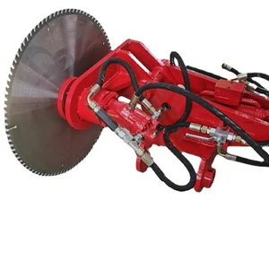 Excavator Attachment Wood Saw Hydraulic Saw with Circle Blade for Cutting Tree