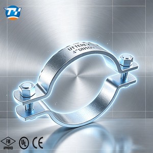 UTT60 Seismic Sway Pipe Clamp Carbon Steel Hot-Dip Galvanized 1/2