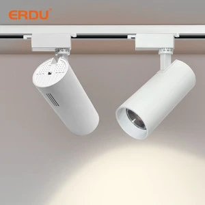 Modern Iron LED Track Lighting With COB Technology 12W/20W/30W For Office And Commercial Use-Bulk Supply