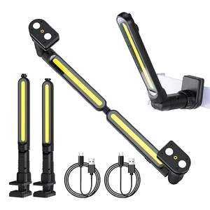Work Light for Mechanic, 750LM LED, 2200mAh Rechargeable, Magnetic, Underhood Work Light with Hooks for Car Repairing Job Site