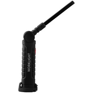 1200mAh Rechargeable LED Work Light with Magnetic Base 360 Degrees Rotation 5 Lighting Modes for Mechanics