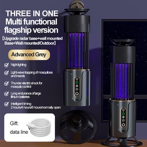 Hot Selling Rechargeable USB LED Bug Zappers Insect Repellent Lamp with UV Light for Mosquitoes & Flies Waterproof Indoor Use