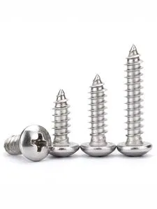 Hot Sale Round Head Self-Tapping Screws Fasteners for Cabinet & Shelf Installation