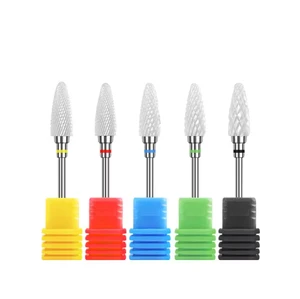 Nail Drill Bits Different Shape Ceramic Nail Drill Bits For Nail Drill Machine