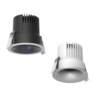 Factory Supply AC110V AC220V Aluminum Ceiling Spot Down Light Antiglare Embedded Spotlight 5W 7W 10W Led Recessed Downlights