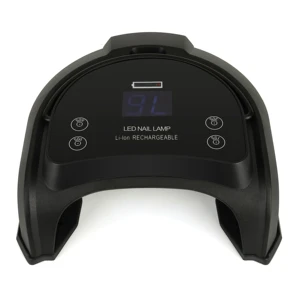 Certified CE RoHS Rechargeable Aluminum Alloy Nail UV Lamp 28 High-Power Import Beads Salon Use 1-Year Warranty 365/395/405nm