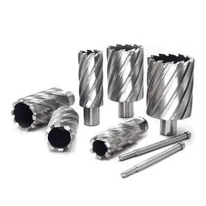 7pcs HSS Annular Core Cutter Drill Bit Set Metal Drilling Tool Customizable Length DIC TOOLS 3-Year Warranty