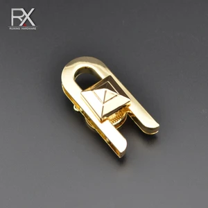 U Shaped Twist Turn Lock for Handbag Purse Backpack Metal Clasp Catch Latch Durable U Shape Bag Lock Hardware Accessories