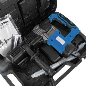 Heavy Duty Demolition Breaker 1600W Electric Jack Hammer 25J High Impact Concrete Chipping Machine 220V VDE Cable