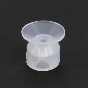 Clear Soft Silicone Miniature Vacuum Suction Cup Bellow Suction Cup