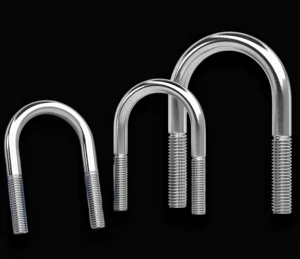 304/316 Stainless Steel U-Shaped Bolt Clamp M6-M24 Level 6.8 Strength Pipe Hoop