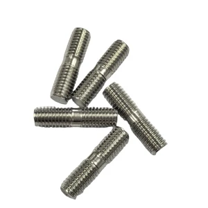 Factory Stock DIN835 M22X1.5 Fine Thread Double End Thread Studs Stainless Steel Double Headed Studs for Construction