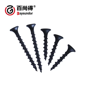 C1022a Carbon Steel M3.5 30mm Metric Drywall Screw Gypsum Board Corrosion Resistant Black Fine Thread Class 4.8 & 6.8