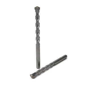 Nesen Masonry Drill Bit Hard Alloy Round Shank U Flute Core Masonry Drill Bit for Concrete Brick Marble Drilling Bright Uncoated