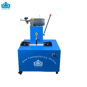 High-speed Dust-free Cutting Hydraulic Hose Cutters Machine Pipe Hydraulic Hose Cutting Skiving Machine 220V Rubber Hose Peeler