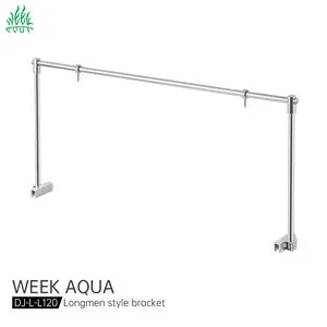 WEEKAQUA DJ-L-L120 Aquarium Light Suspension System Light Stand 304 Stainless Steel Tank Aquarium Hanger Bracket for Light