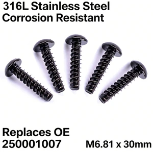 M3.5 High-Precision Electronic Fastening Cross-Head Self-Tapping Screw Dongguan-Made ISO Standard Fine Thread Zinc Plated Black