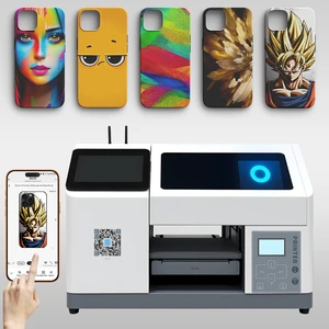 Reeleyin A5 Mini Printing Machine Wifi Online Custom Mobile Cover Inkjet UV Printers for Phone Case Shop