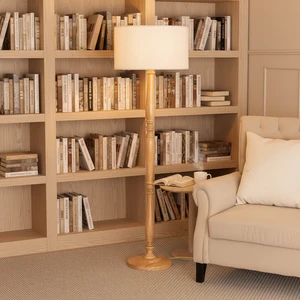 Sophisticated Interior Lighting Fabric Floor Lamps