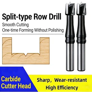 TOOLSWANG Heavy-Duty Wood Split Drill Bits - Efficient Drilling for Hardwood & Softwood