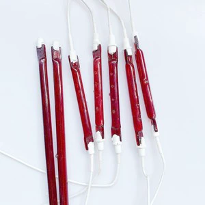 Customized PET Infrared Heater Quartz IR Heat Lamp for Blowing Machine Ruby Infrared Halogen Heater Lamp
