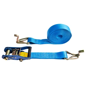 Heavy Duty GYATSO 500kg Ratchet Tie Down Strap 25mm Cargo Lashing With Hook & Keeper For Secure Cargo Fastening