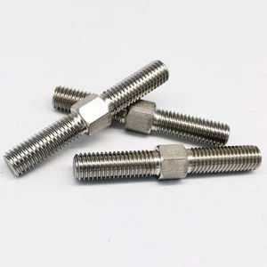 Double Head Screw Two Ended 304 Stainless Steel Thread Stud Bolts and Nuts