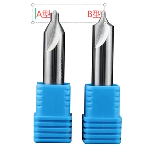 High Quality Accuracy CNC Bronze-Coated Uncoated Solid Carbide Tungsten Type B Center Drill