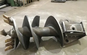 High Torque Robot Weld AUGER BIT For Hard Rock Piling Foundation Seamless Hard Rock Tool Custom M'One Drilling 1 Year